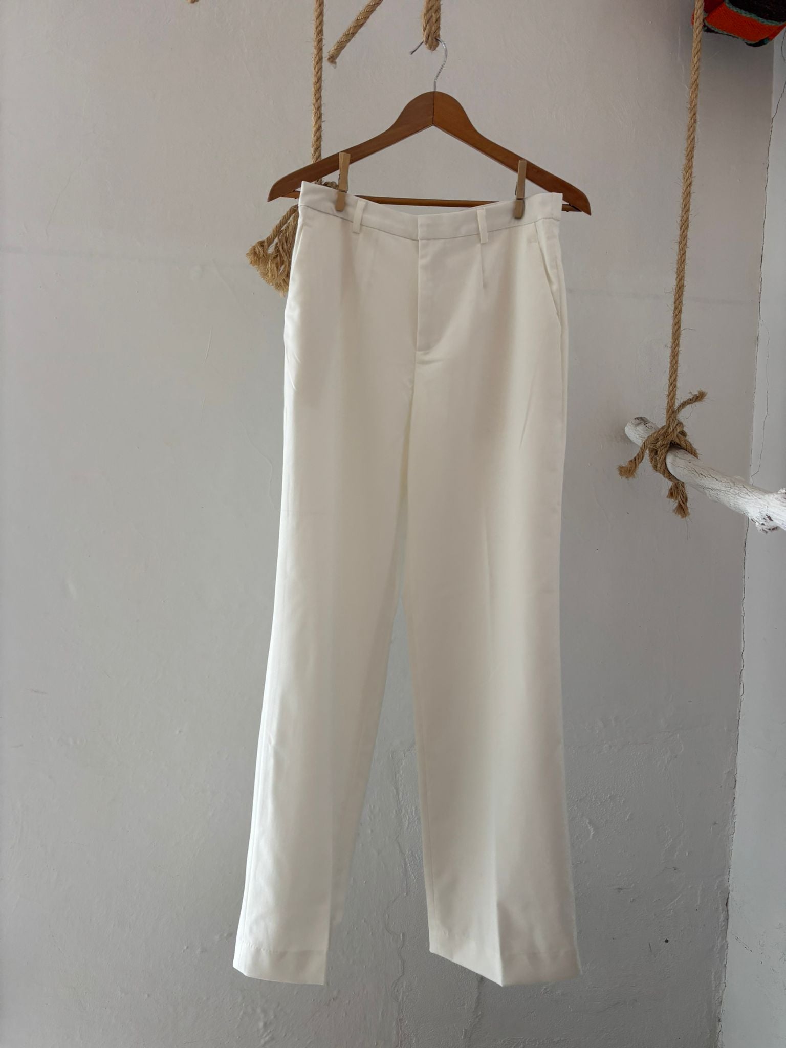 PANTALON BLANCH RECTO