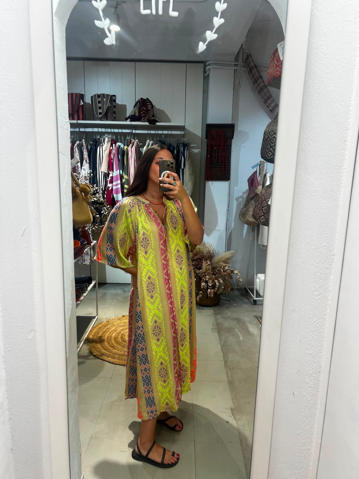 Vestido IKAT LIMA
