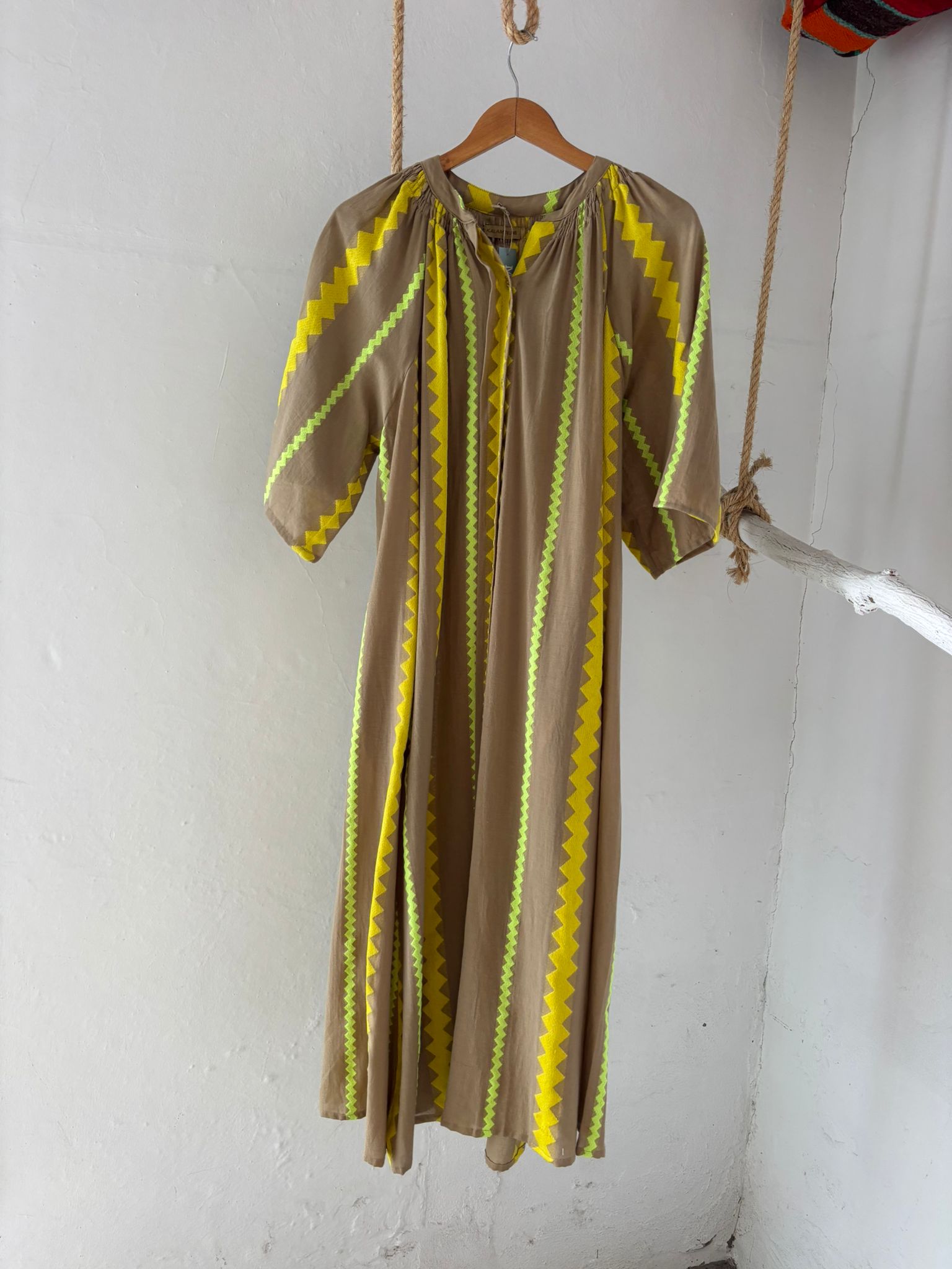 VESTIDP IKAT VERDE