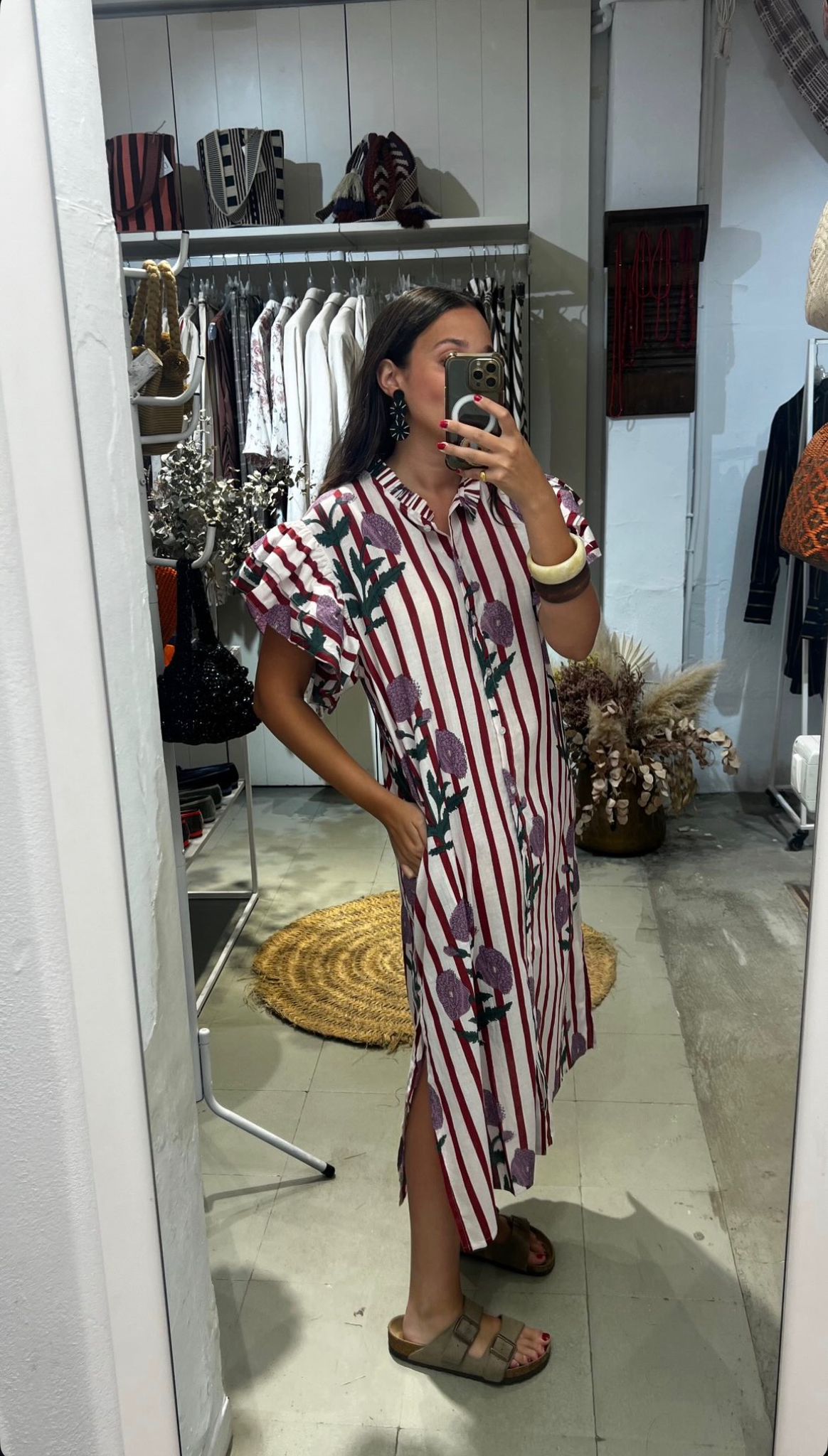Vestido JAIPUR BURDEOS
