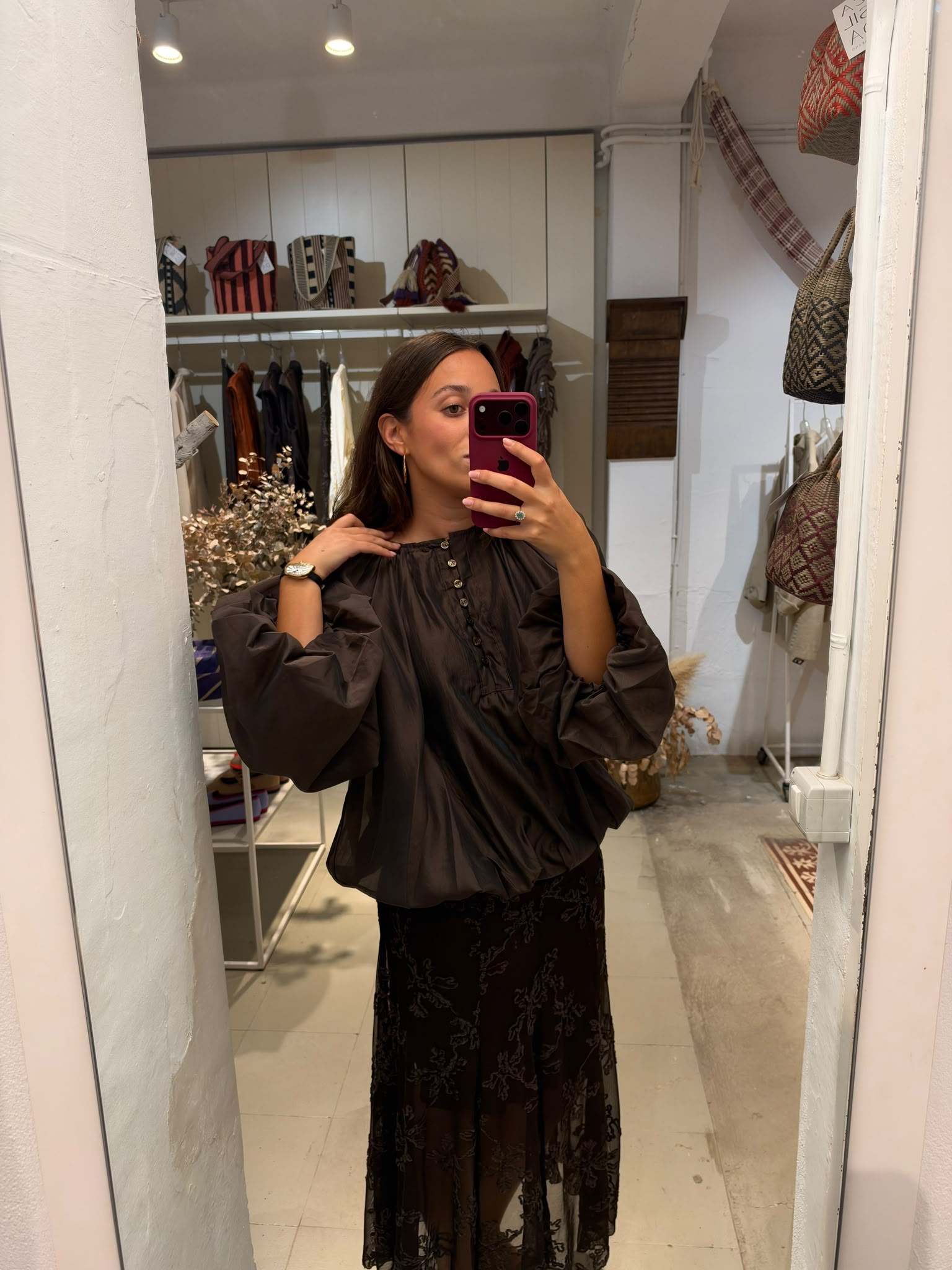 BLUSA PAULOVA MARRON