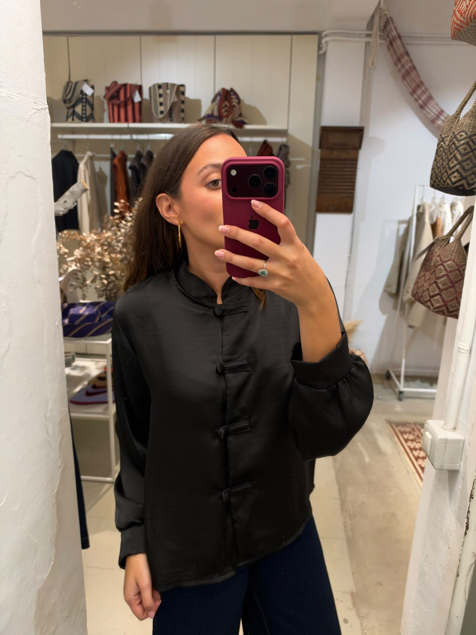BLUSA SAIGON NEGRA