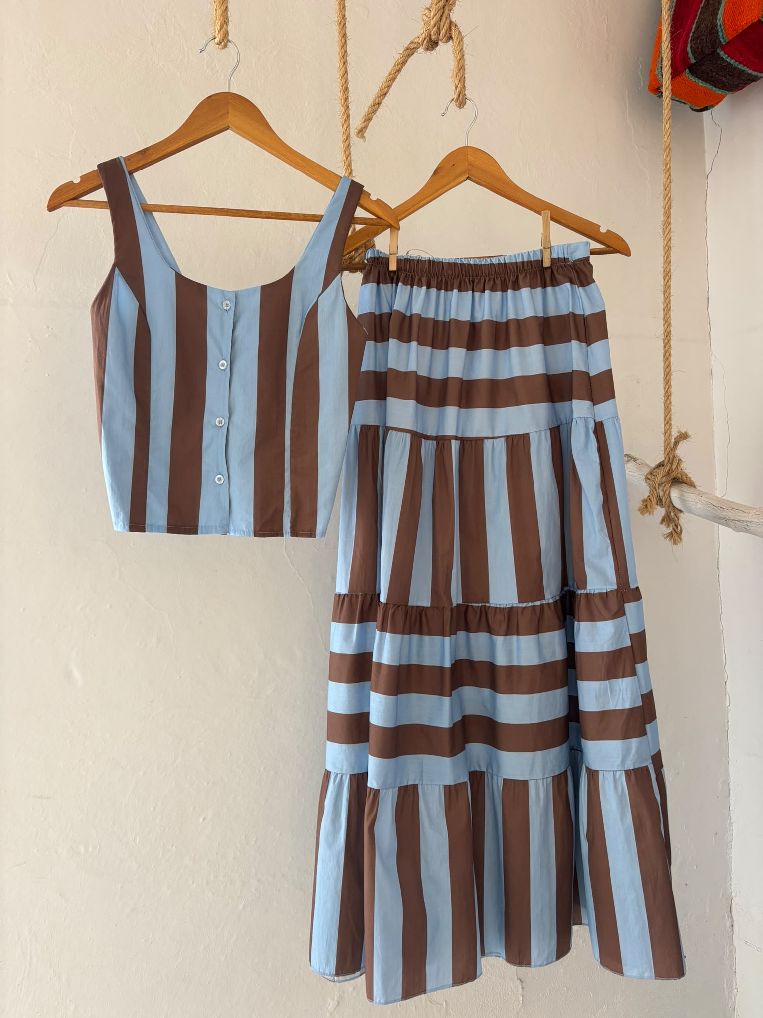 Conjunto SANTORINI AZUL