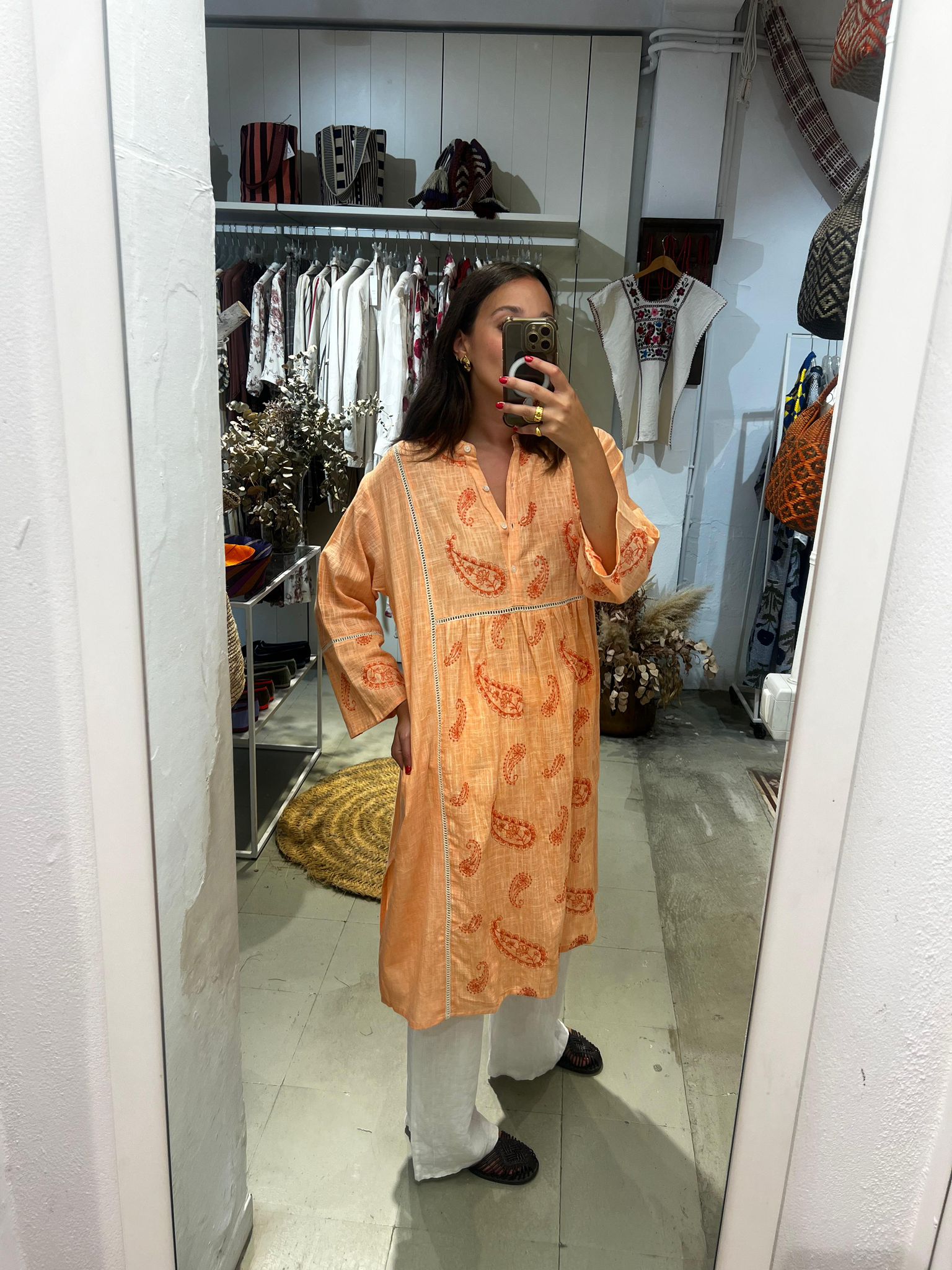 Vestido KAFTAN NARANJA