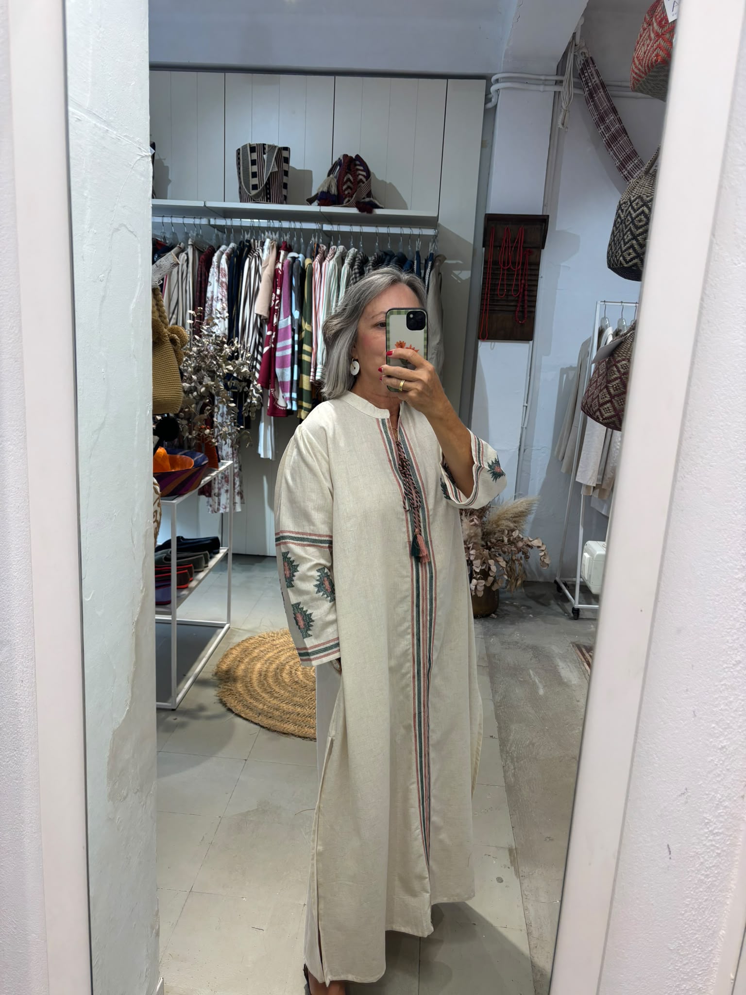 VESTIDO CERDEÑA BLANCO