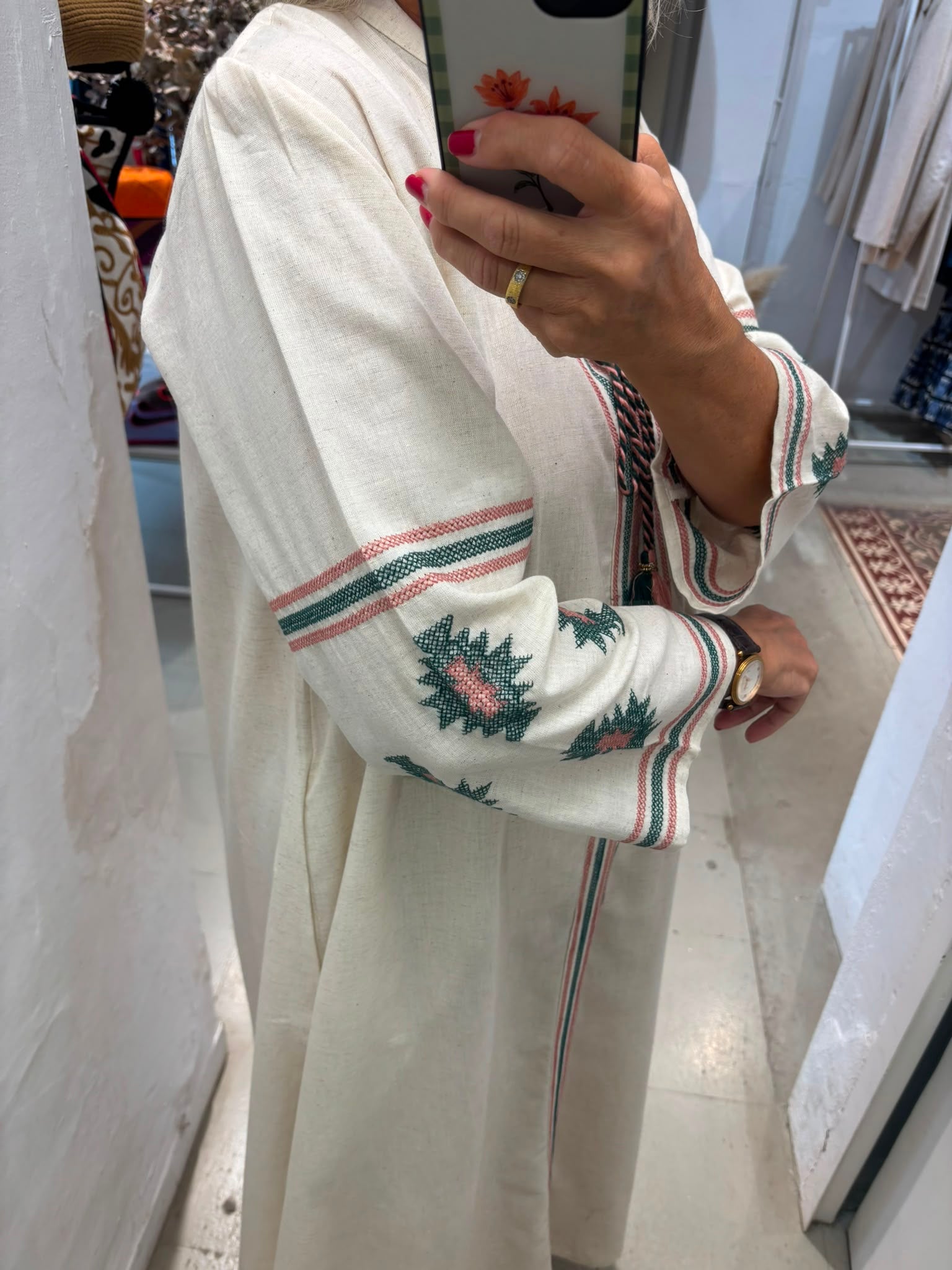 VESTIDO CERDEÑA BLANCO