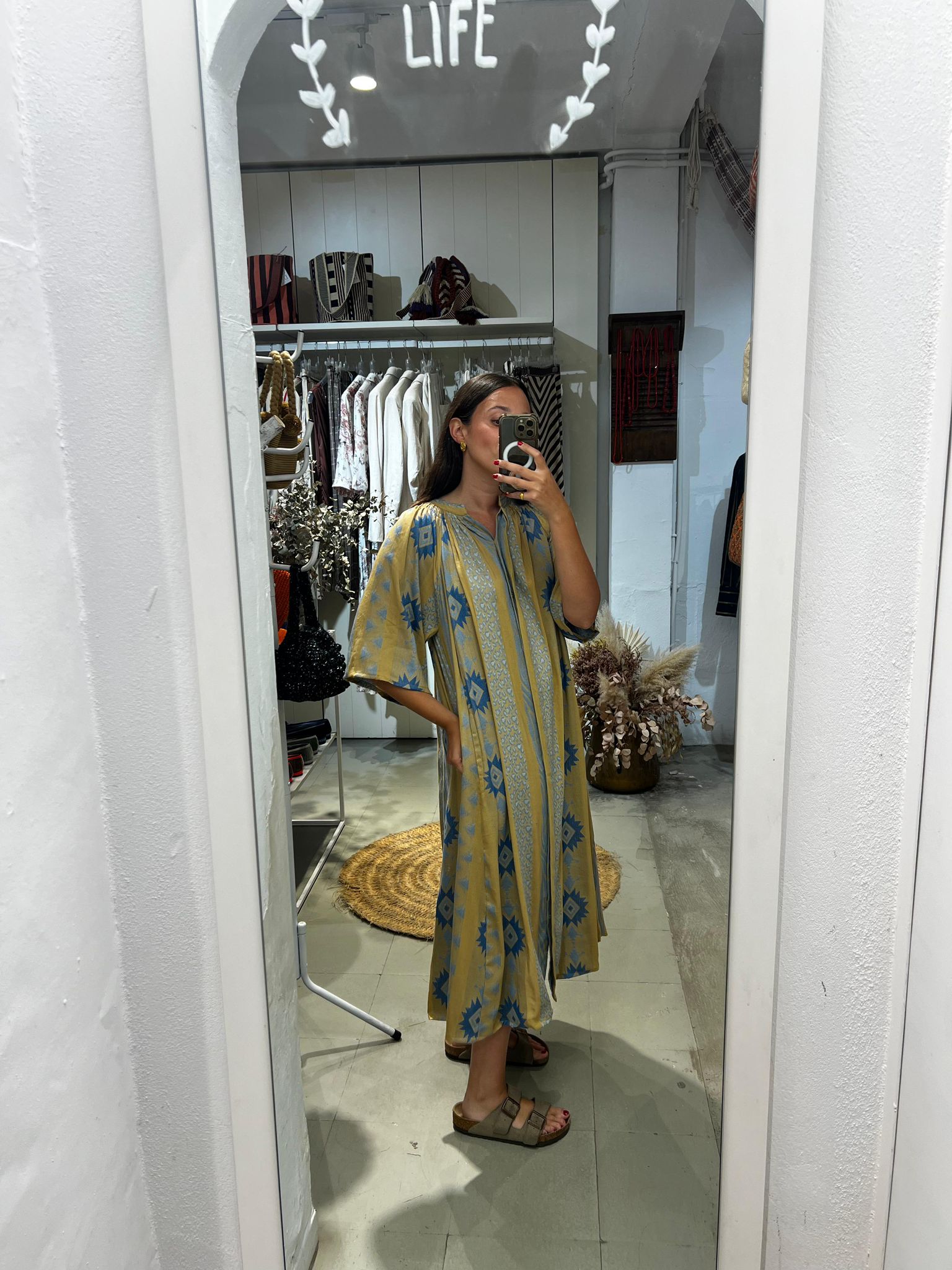Vestido IKAT ARENA-DENIM