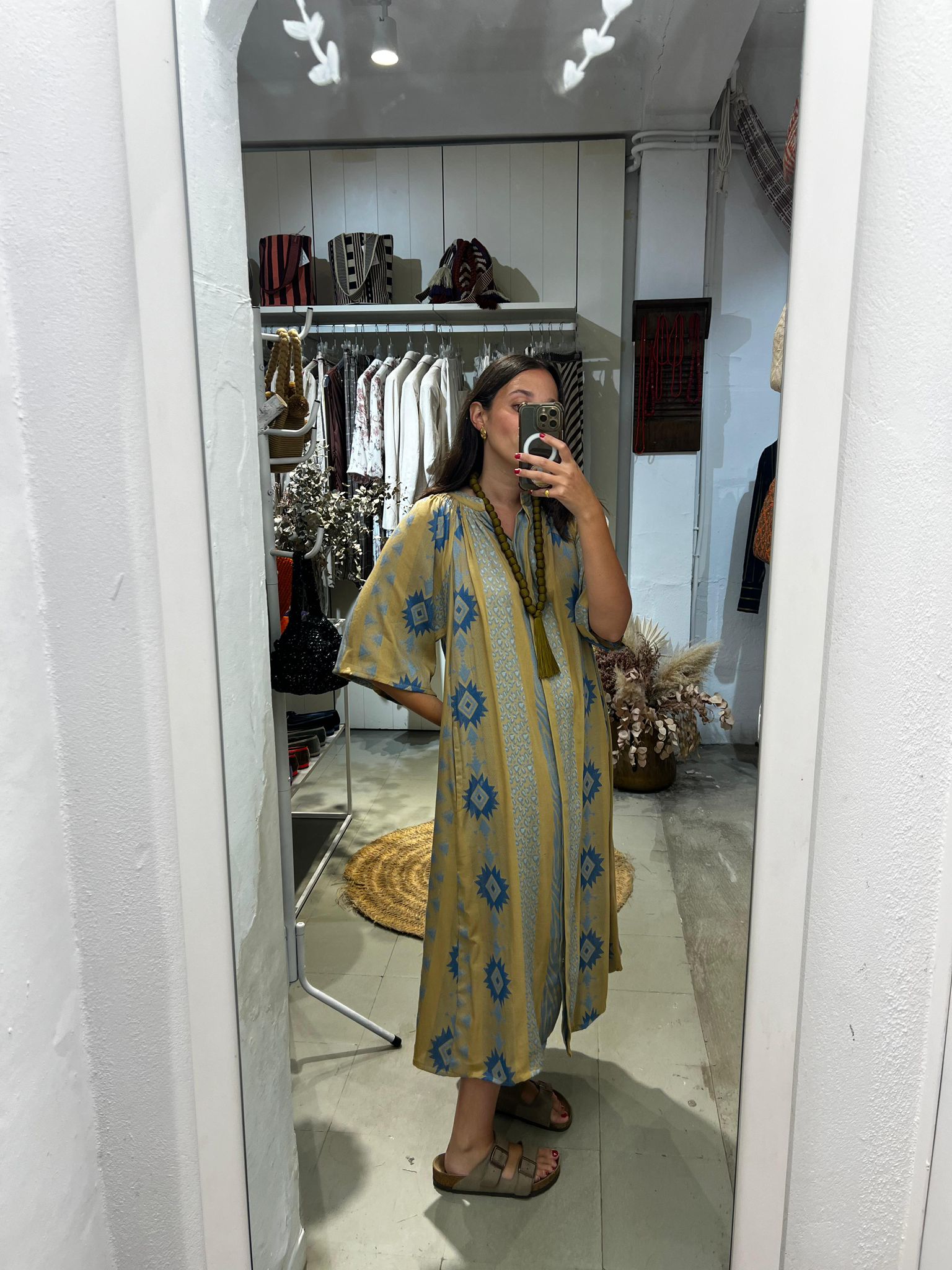 Vestido IKAT ARENA-DENIM