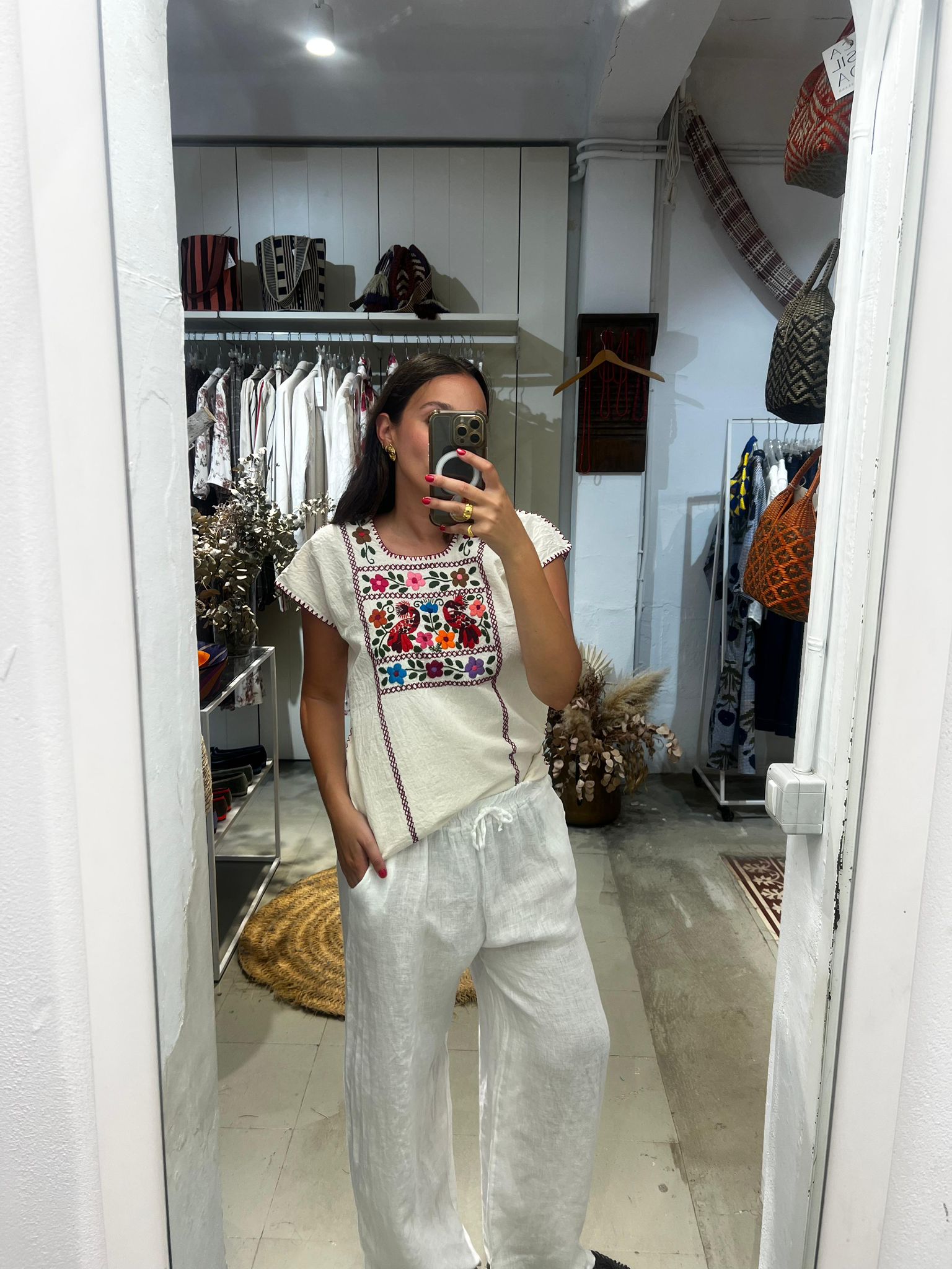Pantalón LINO BLANCO