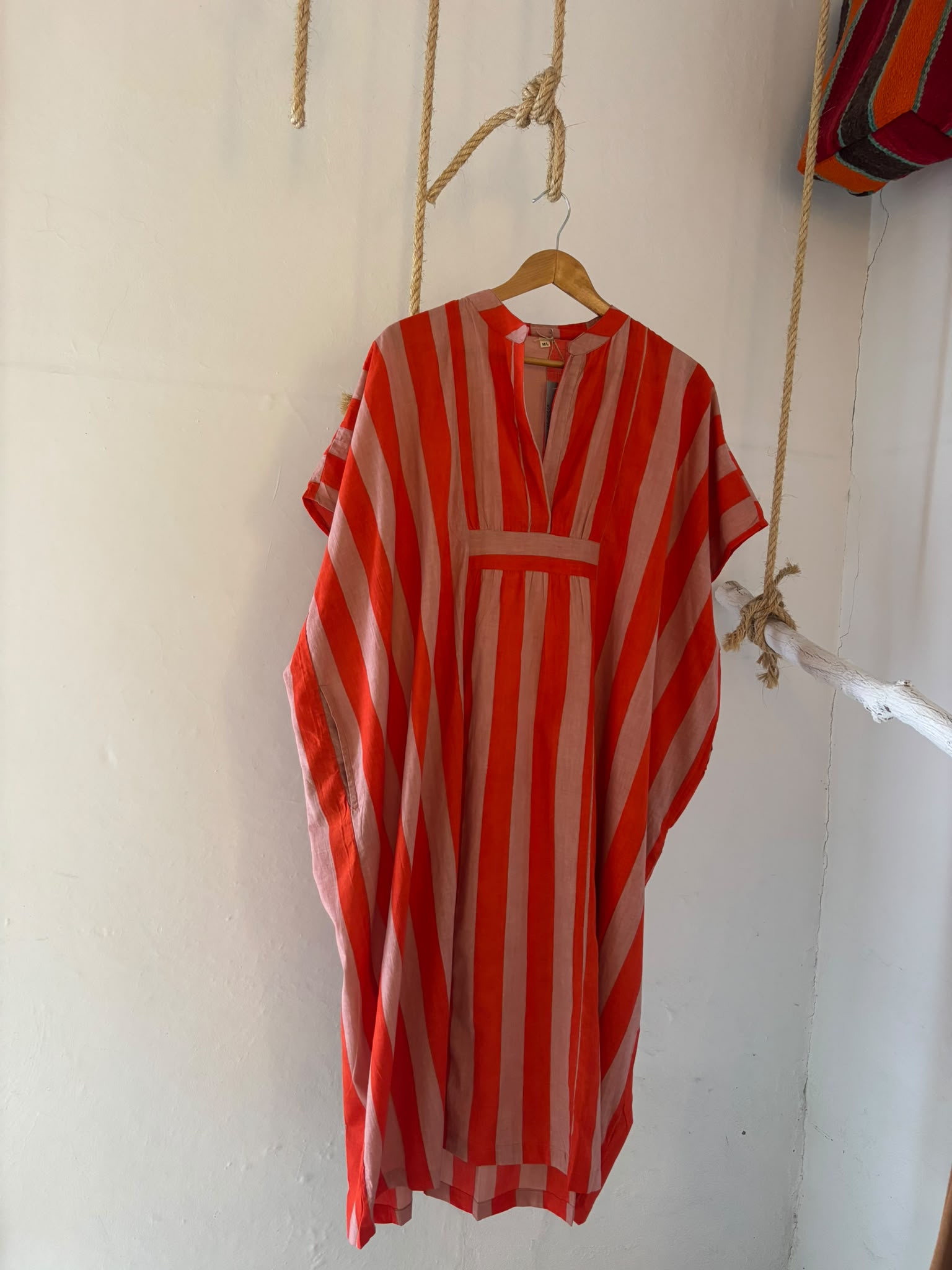 CAFTAN  NARANJA - ROSA VIEJO