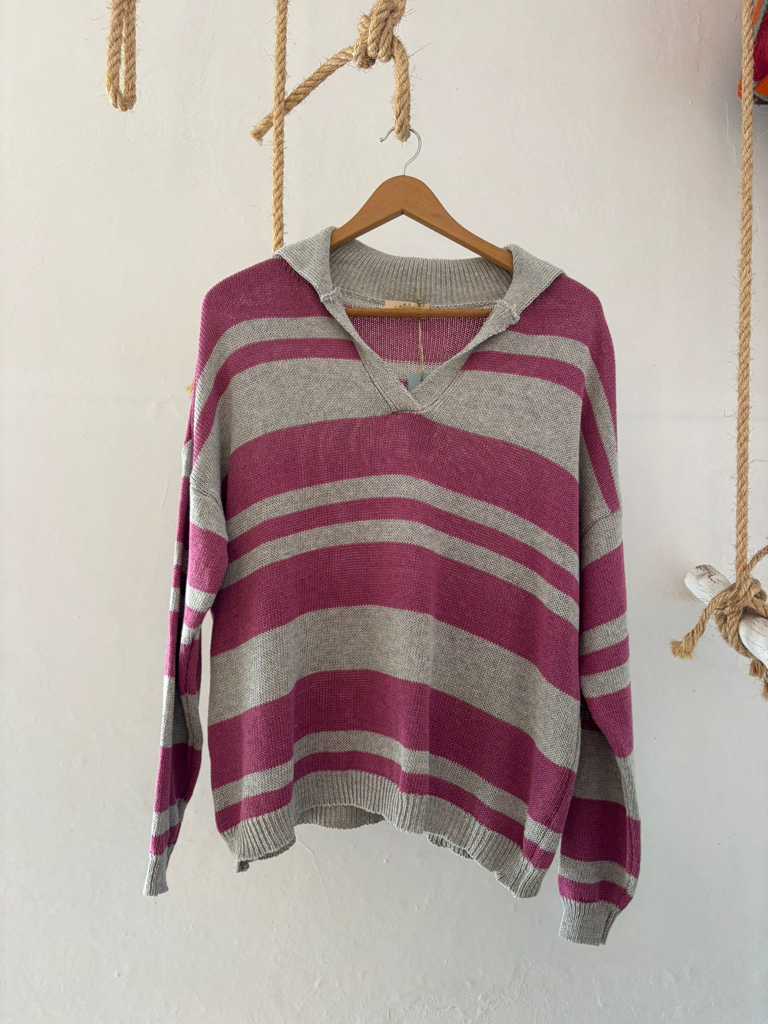 JERSEY POMBO ROSA HILO